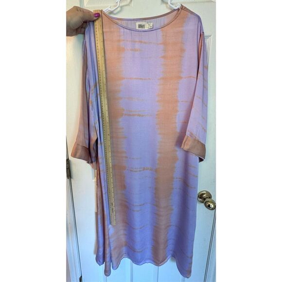 NWOT Anthropologie NorBlack NorWhite Sonne Tie Dye Pullover Kaftan Tunic Dress - Picture 9 of 12